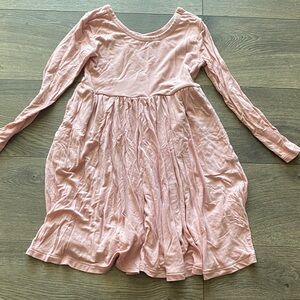 Little Sleepies Soft Pink Casual Kids Dress
